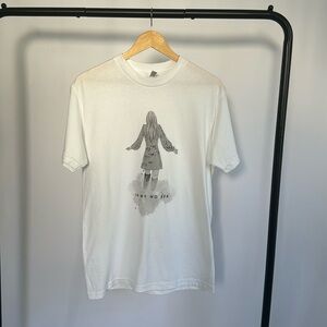 Oversized White Short Sleeved Tee | In My No Era